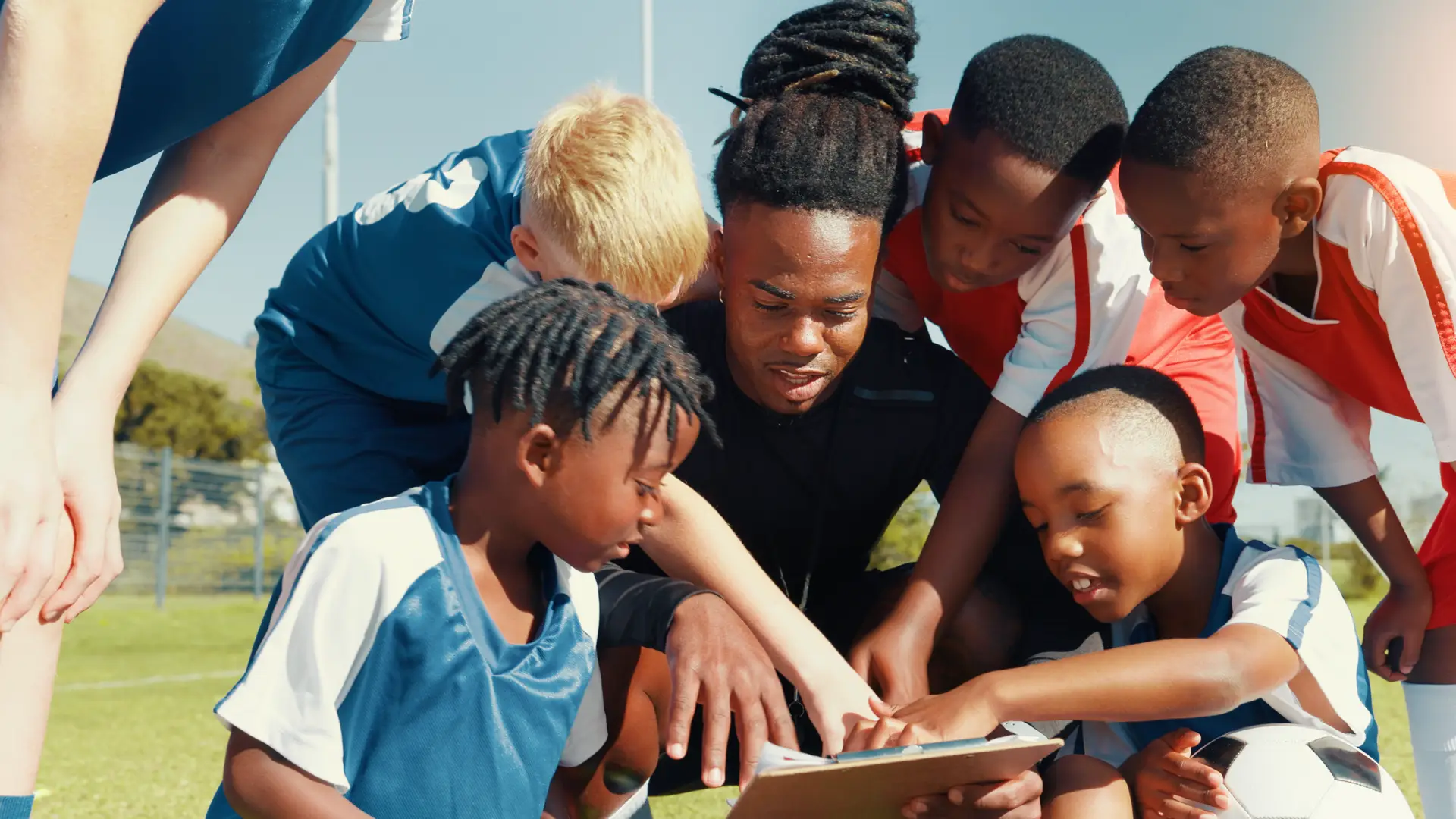 Peer mentorship program - Teen mentors guiding younger youth in healthy lifestyle choices